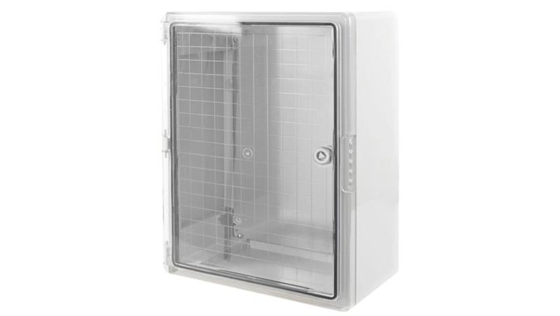 Obudowa natynkowa transparentna ROZDZIELNIA SKRZYNKA ELEKTRYCZNA ABS IP65 50x35x19 500x350x190-68139