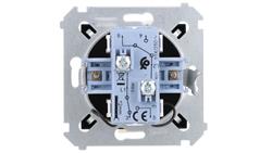 Simon 54 Łącznik schodowy podwójny z podświetleniem (moduł) 10AX 250V zaciski śrubowe czarny mat DW6/2L.01/49-39978