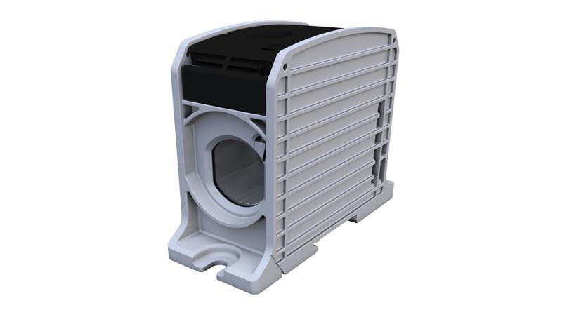 Złączka szynowa gwintowa Al/Cu STB 300 (87910) SIMBLOCK czarny 81301007-65008