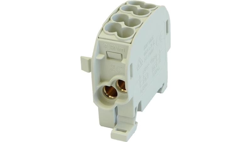 Blok rozdzielczy - odgałęźny Al/Cu SCB 25 (80110) SIMBLOCK szary 81501002-64134