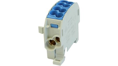 Blok rozdzielczy - odgałęźny Al/Cu SCB 25 (80110) SIMBLOCK niebieski 81501003-64133