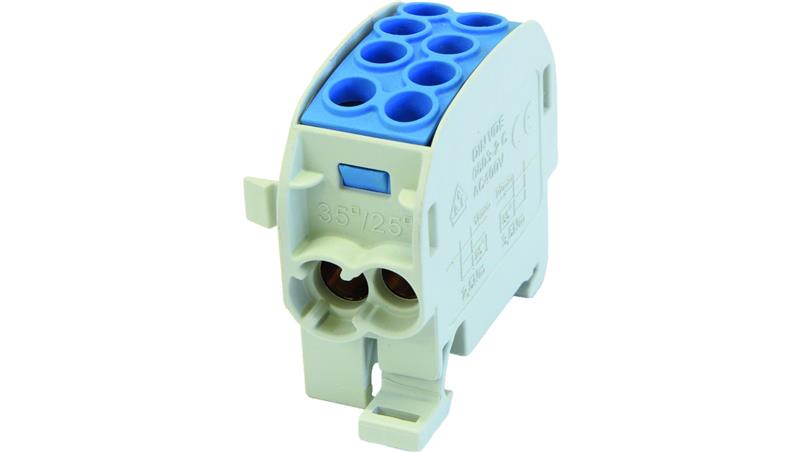 Blok rozdzielczy - odgałęźny Al/Cu SCB 35 (80210) SIMBLOCK niebieski 81502003-64231