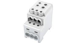 Blok rozdzielczy - dystrybucyjny Al/Cu SDB 200 (80030) SIMBLOCK szary 81602002-64293
