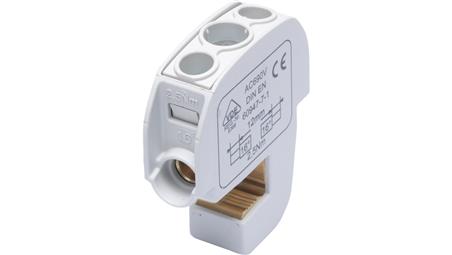 Zacisk izolowany szynowy SBB 16 (86105) SIMBLOCK szary 81550002-68710