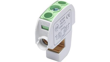 Zacisk izolowany szynowy SBB 16 (86105) SIMBLOCK zielony 81550005-68721