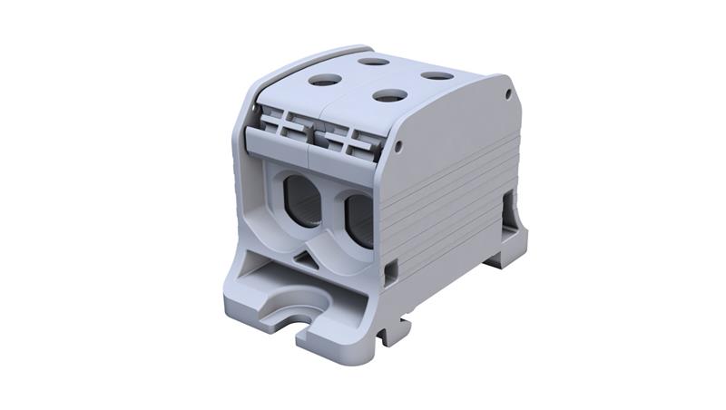 Złączka szynowa gwintowa Al/Cu STB 50-2 (87320) SIMBLOCK szary 81002002-64757