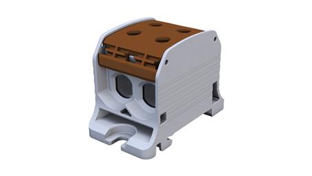 Złączka szynowa gwintowa Al/Cu STB 50-2 (87320) SIMBLOCK brązowy 81002015-64874