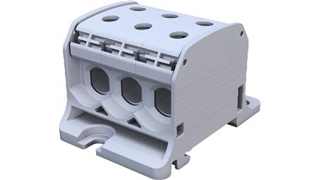 Złączka szynowa gwintowa Al/Cu STB 50-3 (87360) SIMBLOCK szary 81003002-64916