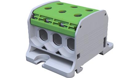 Złączka szynowa gwintowa Al/Cu STB 50-3 (87360) SIMBLOCK zielony 81003005-64798