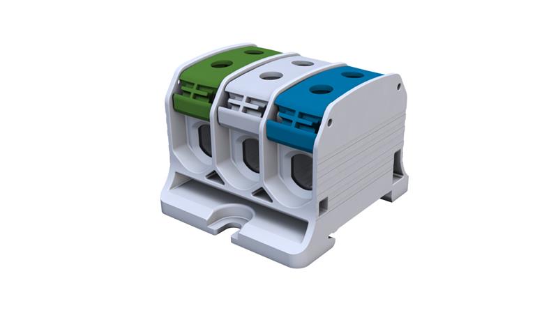 Złączka szynowa gwintowa Al/Cu STB 50-3X (87330) SIMBLOCK zie/sza/nie 81004021-64917