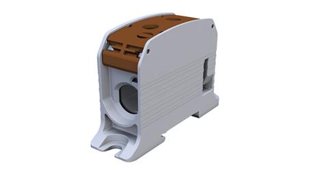 Złączka szynowa gwintowa Al/Cu STB 95 (87510) SIMBLOCK brązowy 81101015-64963