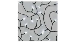 Lampki choinkowe 180LED 18m, zimna biel, zielony przewód, 8 programów, IP44 D4AC09-49442