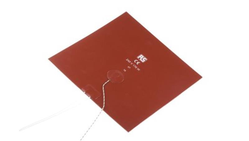 Silicone Heater Mat 176 W 240 V AC 200 x 200 (square)mm-27037
