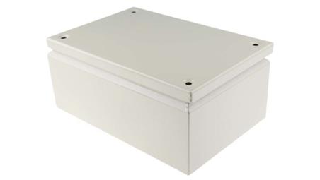 Puszka elektroinstalacyjna, 300 x 200 x 120mm, IP66, kolor RAL 7032, materiał Stal, RS PRO-27577
