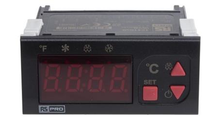 Regulator temperatury wł./wył. 3-wyjściowy, Uz 24 V AC/DC, 77 x 35mm-26292