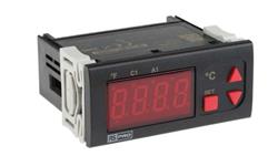 Regulator temperatury wł./wył. 2-wyjściowy, Uz 230 V AC, 77 x 35mm-26266