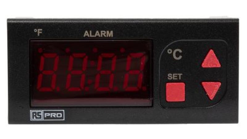 Wskaźnik temperatury, Uz 24 V AC/DC, 77 x 35mm-26279