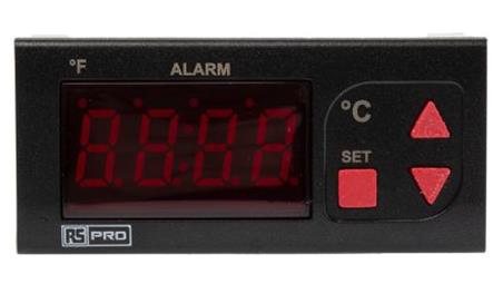 Wskaźnik temperatury, Uz 24 V AC/DC, 77 x 35mm-26279