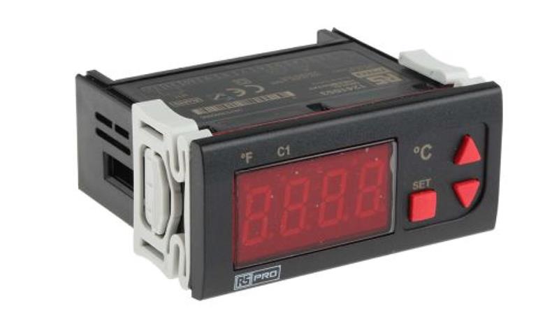 Regulator temperatury wł./wył. 1-wyjściowy-wyjściowy, Uz 24 V AC/DC, 77 x 35mm-26269 Regulator temperatury wł./wył. 1-wyjściowy-wyjściowy, Uz 24 V AC/DC, 77 x 35mm-26269