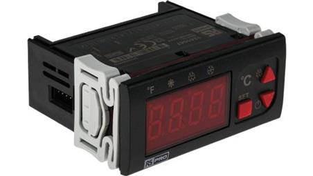 Regulator temperatury wł./wył. 2-wyjściowy, Uz 230 V AC, 77 x 35mm-26282