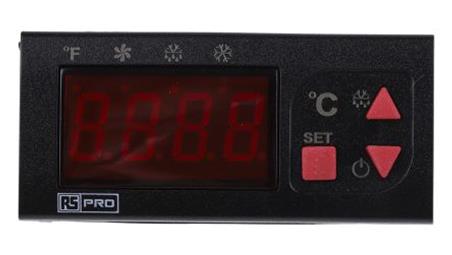 Regulator temperatury wł./wył. 3-wyjściowy, Uz 230 V AC, 77 x 35mm-26290