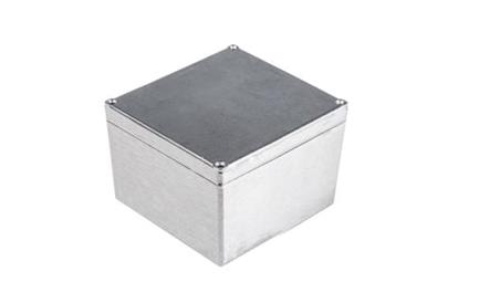 Obudowa ekranowana Srebrny IP65 Neopren, 158.5 x 158.5 x 101.5mm, RS PRO-71042
