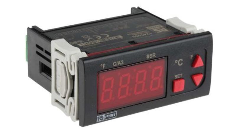 Regulator temperatury wł./wył. 1-wyjściowy-wyjściowy, Uz 230 V AC, 77 x 35mm-26264