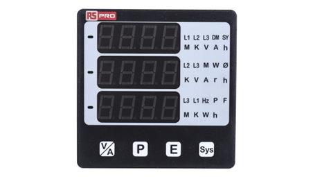 Cyfrowy miernik panelowy wielofunkcyjny, 0.5 (Lag Power Factor), 0.5 (Lead Power Factor), 1 (Normal Power Factor), 1-8283