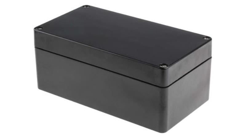 Puszka elektroinstalacyjna, 220 x 120 x 90mm, IP66, kolor Czarny, materiał GRP, RS PRO-27598 Puszka elektroinstalacyjna, 220 x 120 x 90mm, IP66, kolor Czarny, materiał GRP, RS PRO-27598