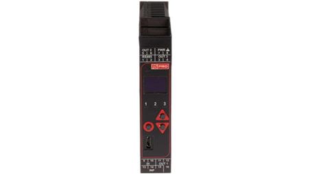 Regulator temperatury PID panelowy 3-wyjściowy, Uz 24 V AC/DC, 22.5 x 110mm, WŁ./WYŁ., sterownik PID-26297
