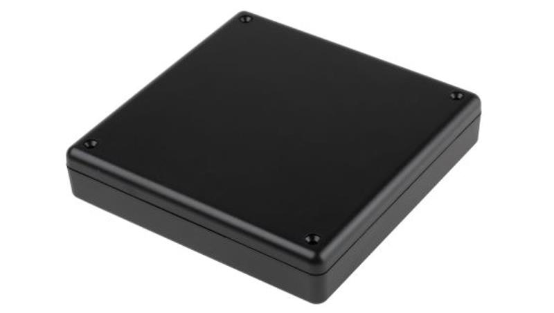 Obudowa Czarny, 125 x 125 x 25mm, RS PRO-71721