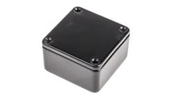Obudowa ekranowana Czarny IP54, 50 x 50 x 31mm, RS PRO-71036