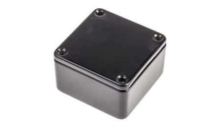 Obudowa ekranowana Czarny IP54, 50 x 50 x 31mm, RS PRO-71036