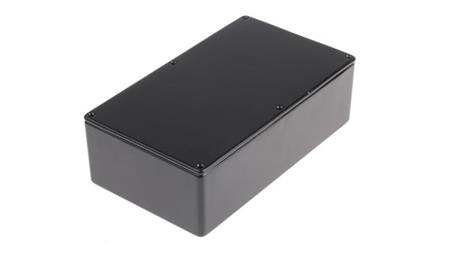 Obudowa ekranowana Czarny IP54, 191.6 x 111.6 x 60.5mm, RS PRO-71231