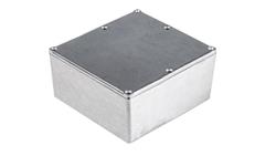 Obudowa ekranowana Srebrny IP54, 190.1 x 190.1 x 66.5mm, RS PRO-71180