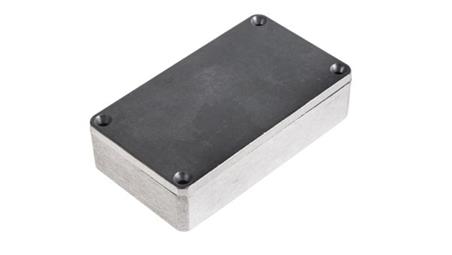 Obudowa ekranowana Srebrny IP65 Neopren, 115 x 65 x 30.2mm, RS PRO-71044