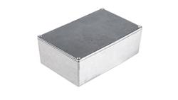 Obudowa ekranowana Srebrny IP54, IP65, IP66 Neopren, 152 x 82 x 49.75mm, RS PRO-71004