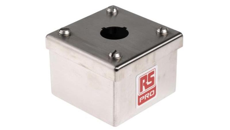 Obudowa kasety sterowniczej, O 22mm, 1-otworowa, IP65, IP66, IP69K, RS PRO-18901