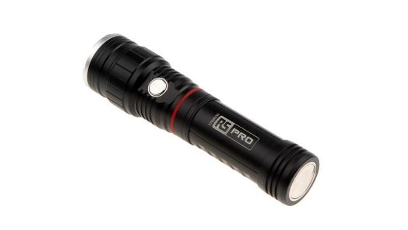 Latarka LED akumulatorowa zasięg 100 m, jasność , jasność 250 lm, 440 lm RS PRO 367g Nie-46353