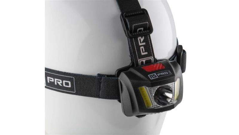 Latarka nagłowna, jasność 300 lm RS PRO 92g Nie-46344