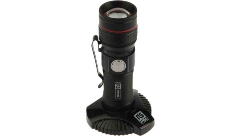 Latarka LED akumulatorowa zasięg 100 m, jasność 300 lm RS PRO 94g Nie-46346 Latarka LED akumulatorowa zasięg 100 m, jasność 300 lm RS PRO 94g Nie-46346