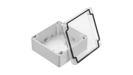Obudowa ekranowana Szary IK07, IP67 Poliuretan, 134.75 x 134.75 x 60.1mm, RS PRO-71184