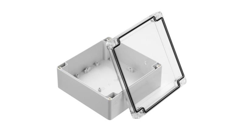 Obudowa ekranowana Szary IK07, IP67 Poliuretan, 149.85 x 149.85 x 60mm, RS PRO-71437