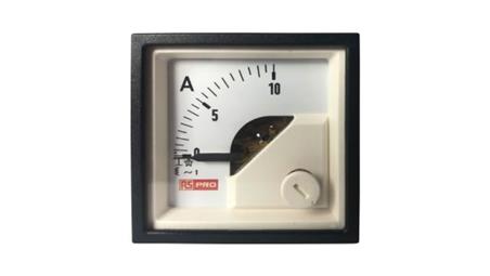 Amperomierz analogowy panelowy 10 (Input, Scale)A AC -10C do +65C RS PRO-7928