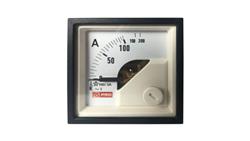 Amperomierz analogowy panelowy 10 (Input) A, 100/5 (CT) A, 200 (Scle) A AC -10C do +65C RS PRO-7863