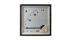 Amperomierz analogowy panelowy 10 (Input) A, 100 (Scle) A, 50/5 (CT) A AC -10C do +65C RS PRO-7833