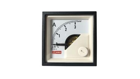 Amperomierz analogowy panelowy DC -10C do +65C RS PRO-7878