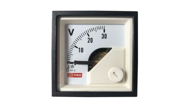 Amperomierz analogowy panelowy DC -10C do +65C RS PRO-7853