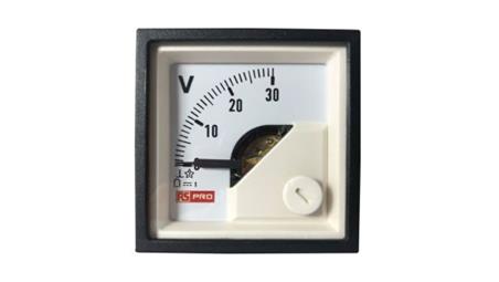 Amperomierz analogowy panelowy DC -10C do +65C RS PRO-7853