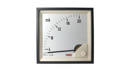 Amperomierz analogowy panelowy 20 (Input)mA DC -10C do +65C RS PRO-7854